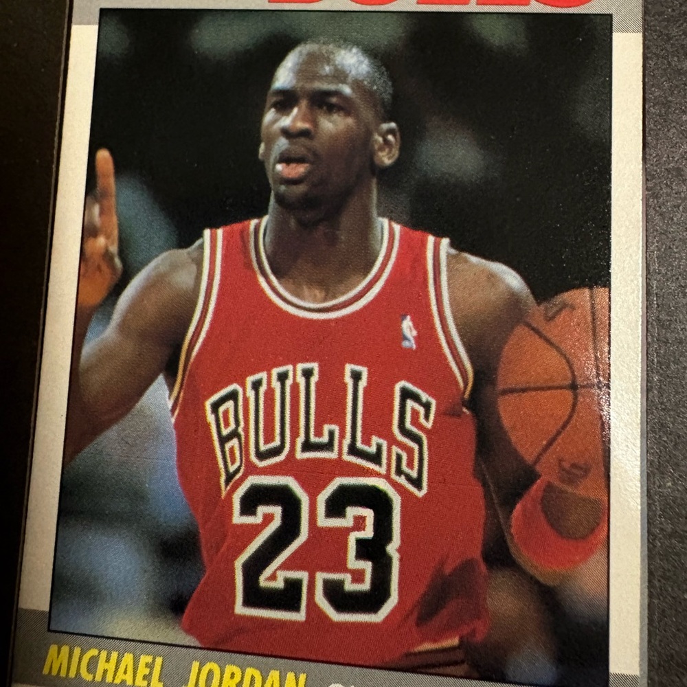 87 Fleer Michael Jordan card